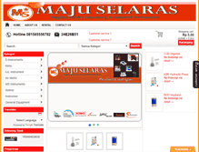 Tablet Screenshot of majuselaras.com